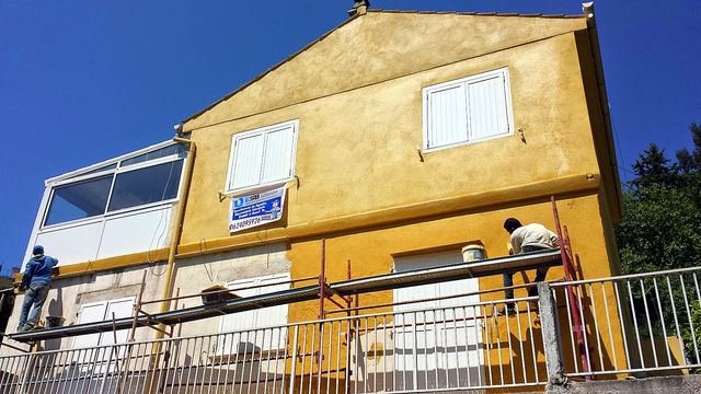 Chantier de maçonnerie à Nice — réalisation 01