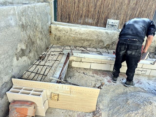 Chantier de maçonnerie à Nice — réalisation 05