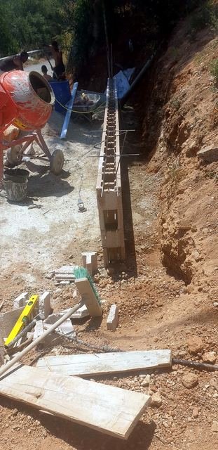 Chantier de maçonnerie à Nice — réalisation 09
