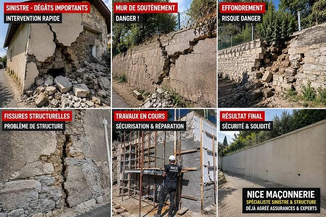 Chantier de maçonnerie à Nice — réalisation 21